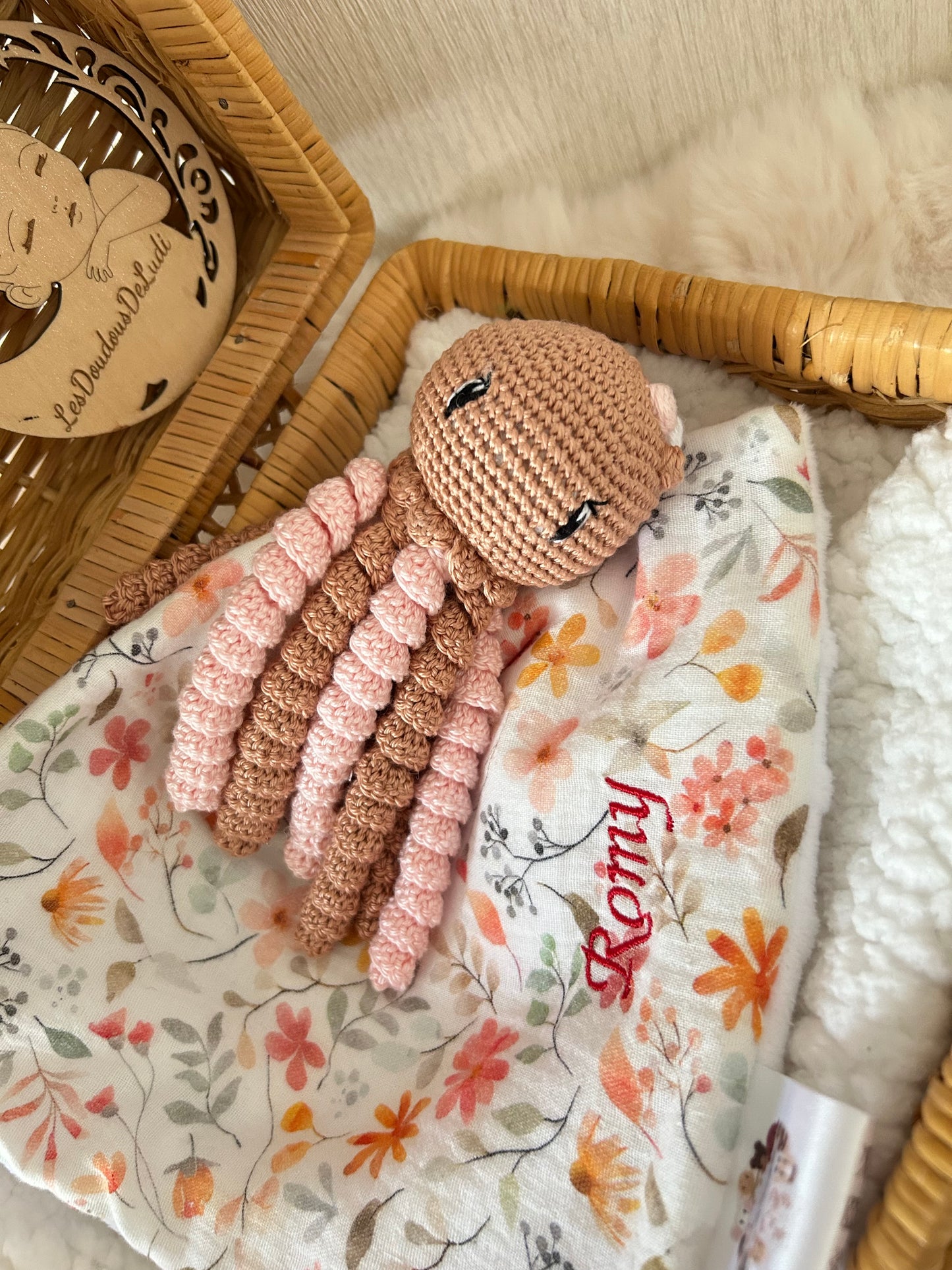 Maddy La Pieuvre Ocre-Rose