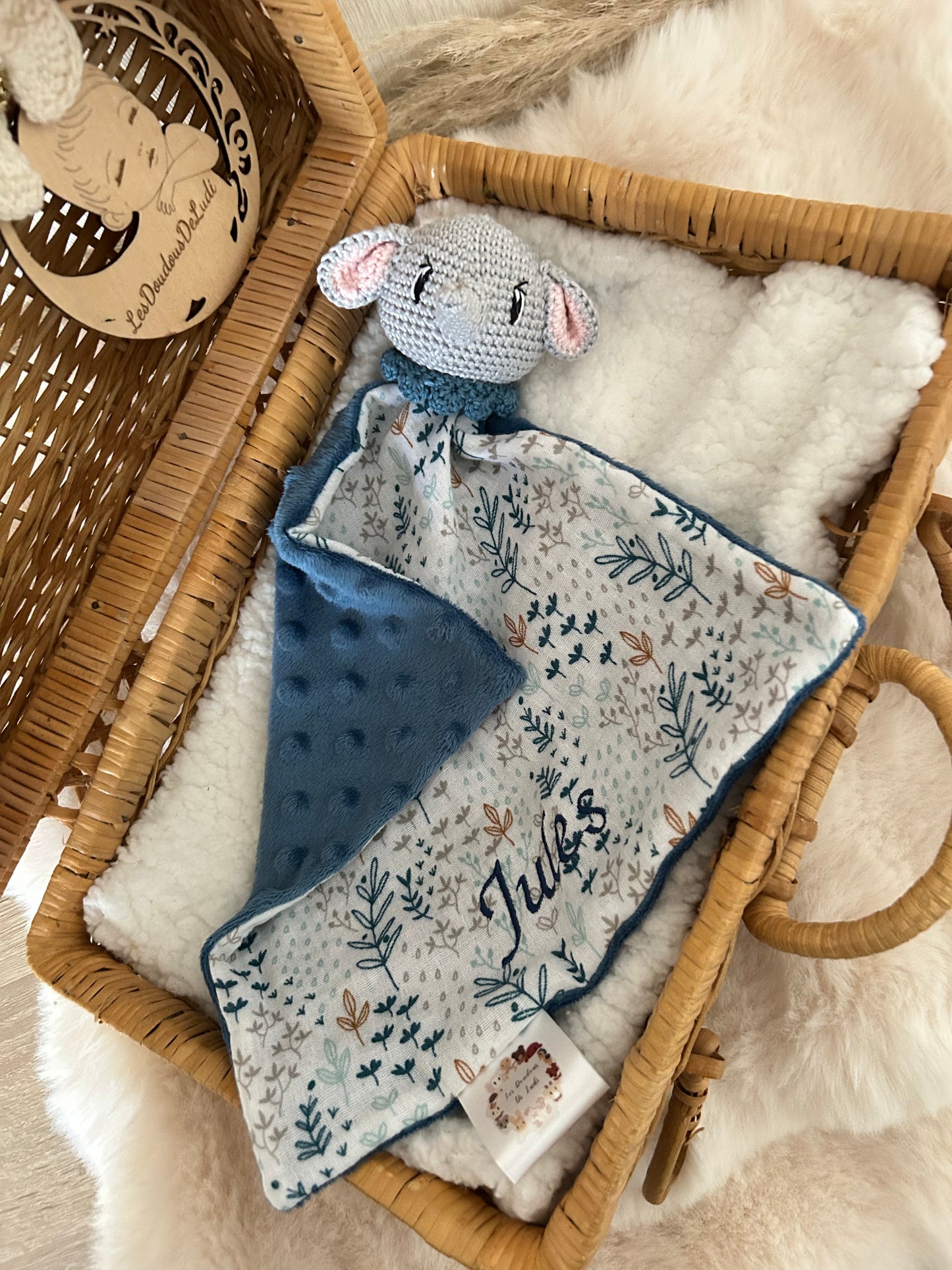 Doudou Éléphant personnalisable