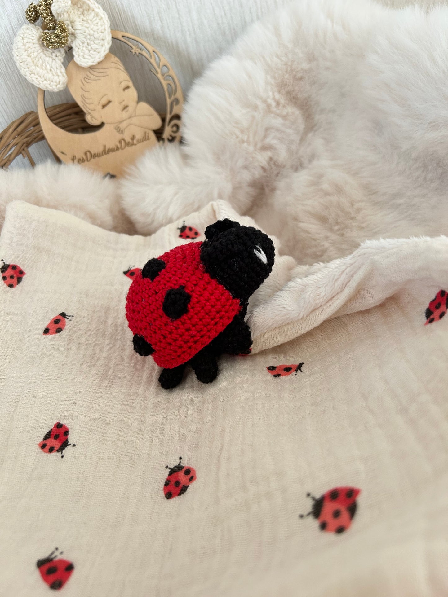 Doudou Coccinelle EXPÉDITION EN 48H MAXIMUM