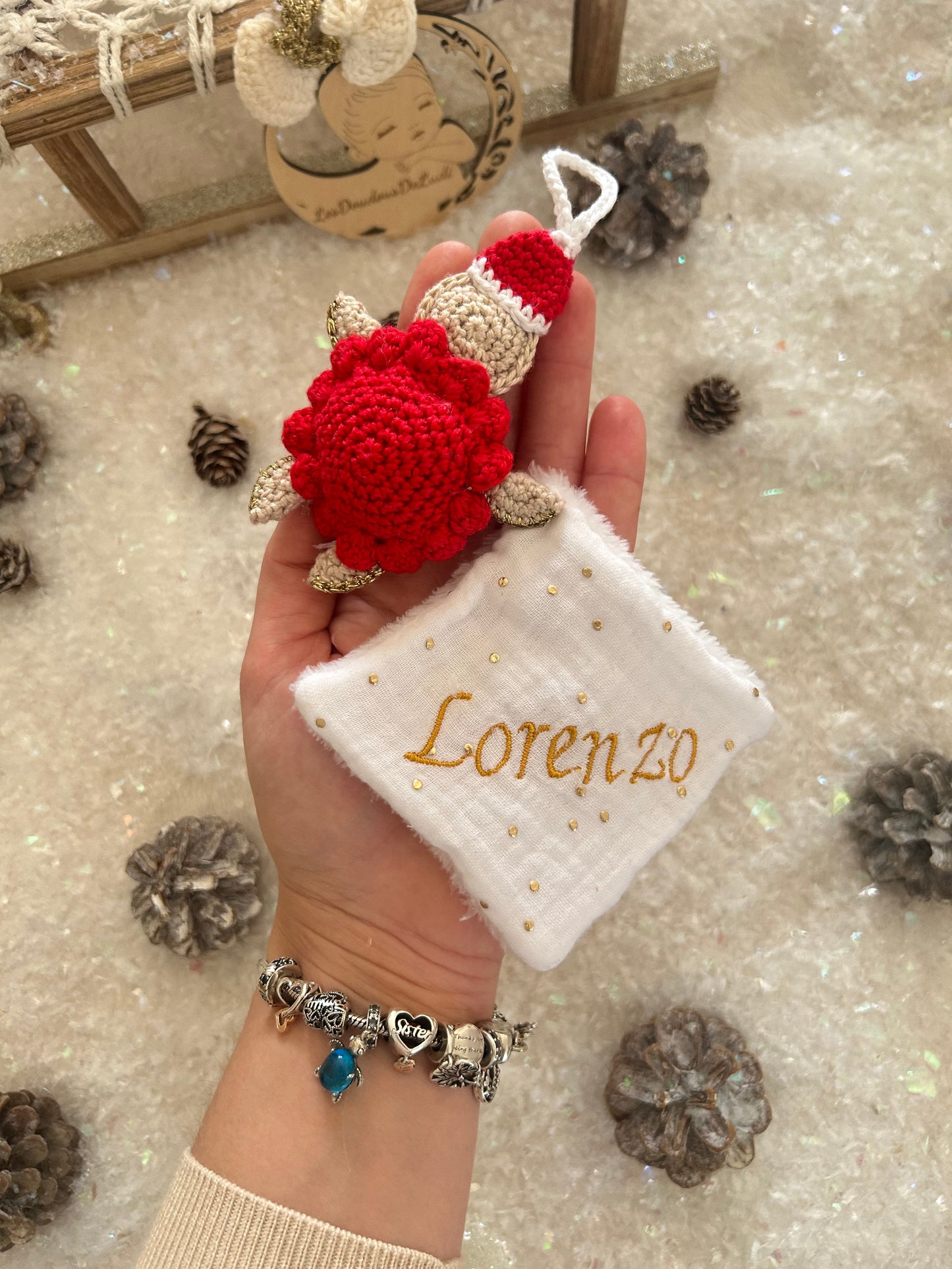Petite tortue au crochet à suspendre pour Noël 🎄