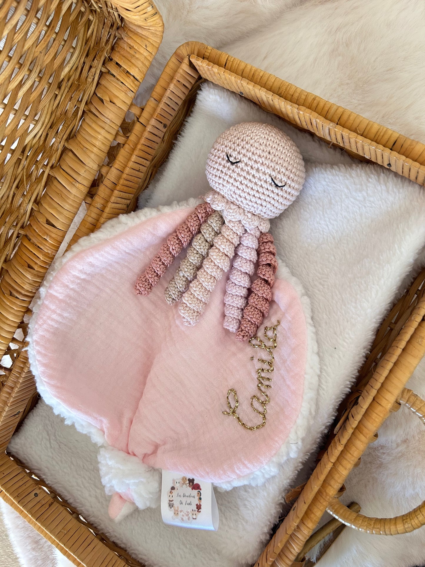 Maddy La Pieuvre Rose très pâle