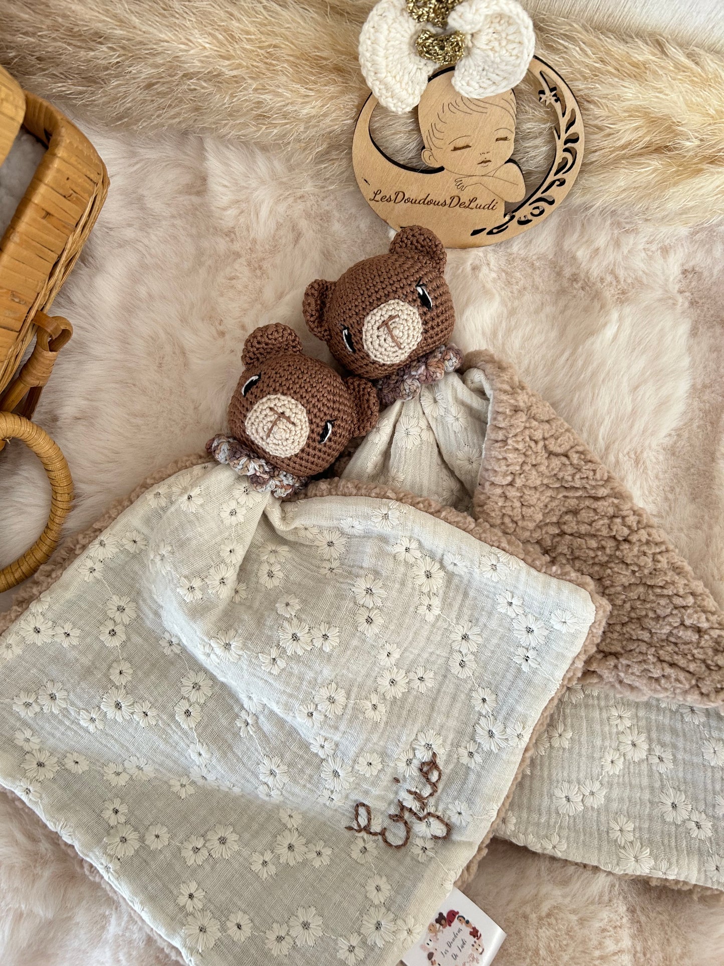 Duo Gaston l'Ourson Personnalisable
