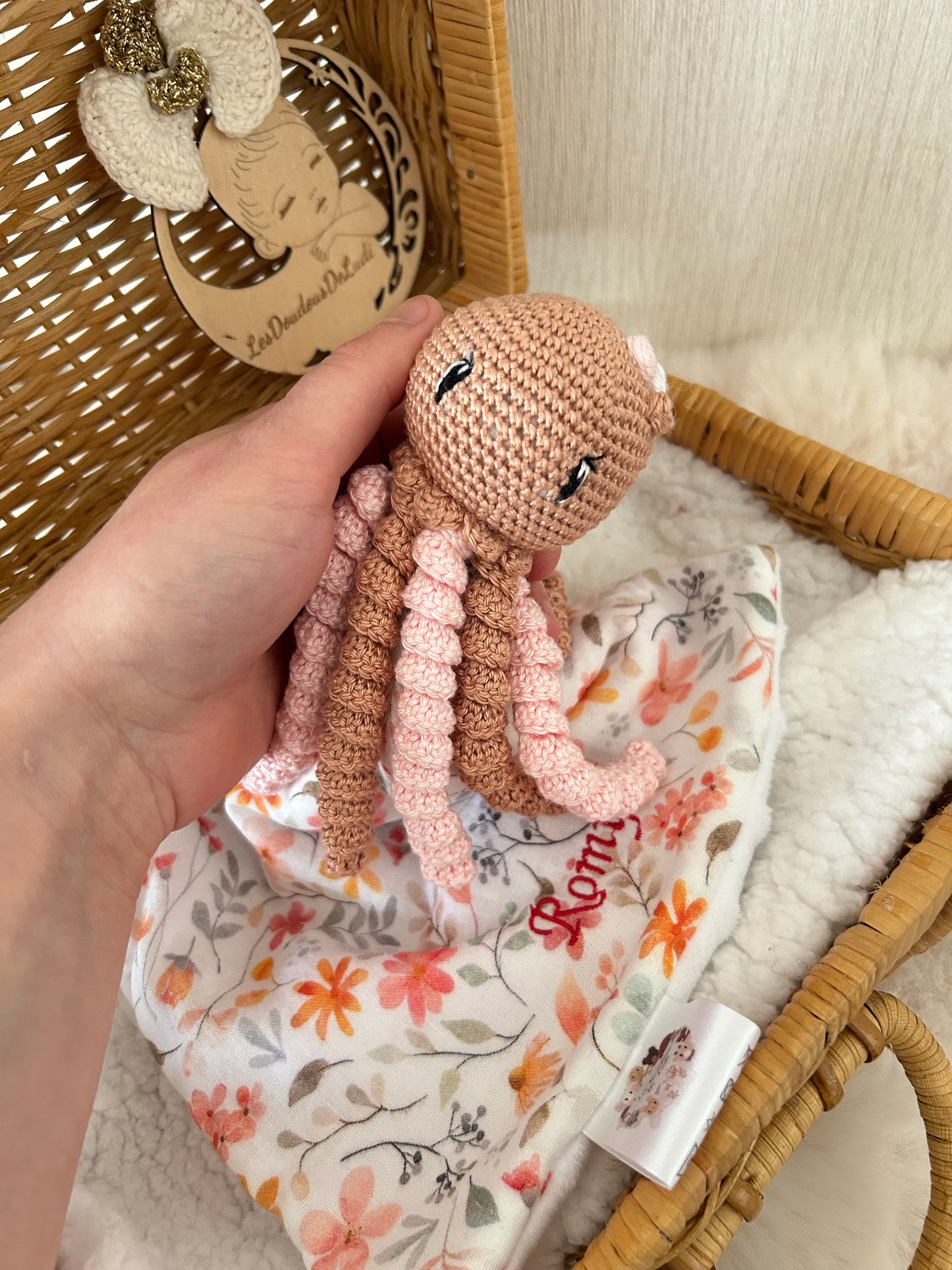 Maddy La Pieuvre Ocre-Rose