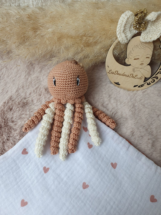 Maddy La Pieuvre Ocre-Ecru