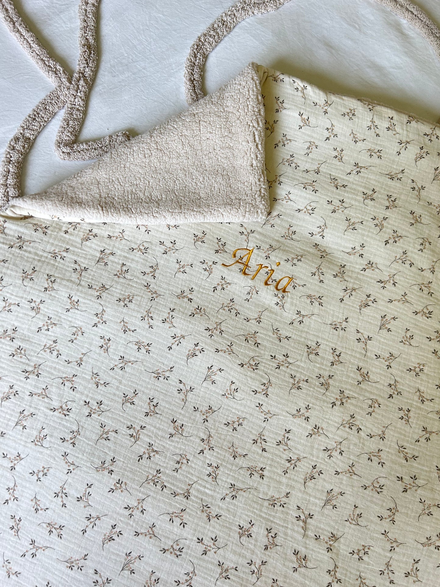 Couverture personnalisée pour bébé 70 x 90 cm