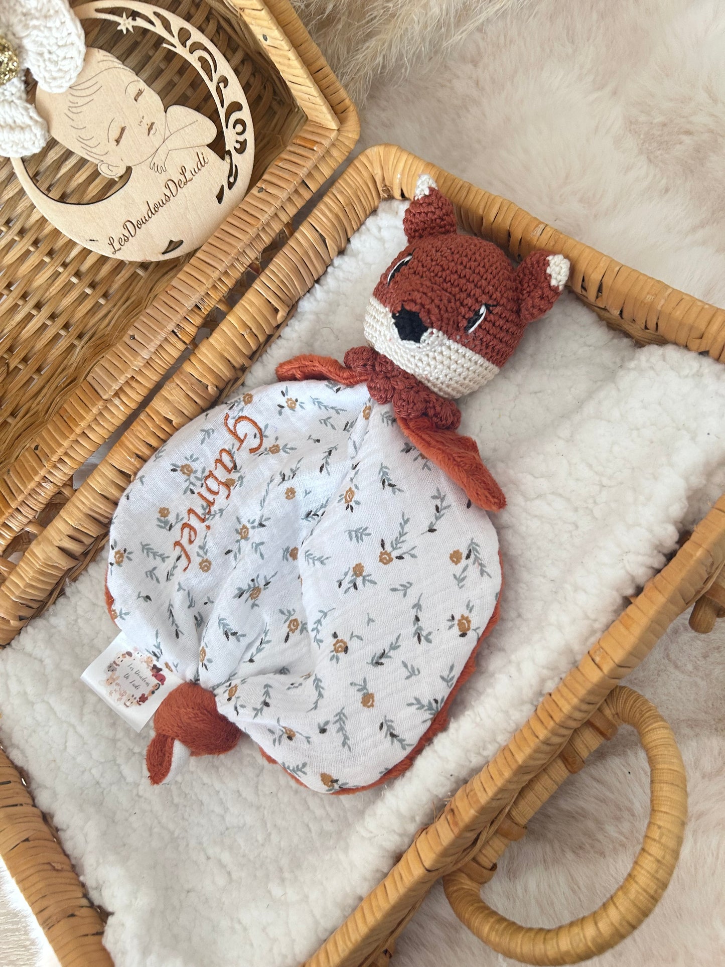 Léonard Le Renard Mon Câlin Ecureuil