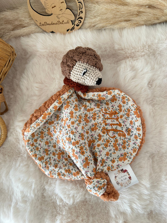 Doudou Hérisson personnalisable