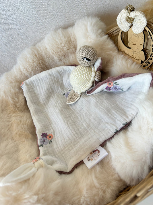 Lily La Tortue Pailletée Écru/Sable EXPÉDITION EN 48H MAXIMUM