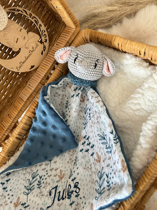 Doudou Éléphant personnalisable