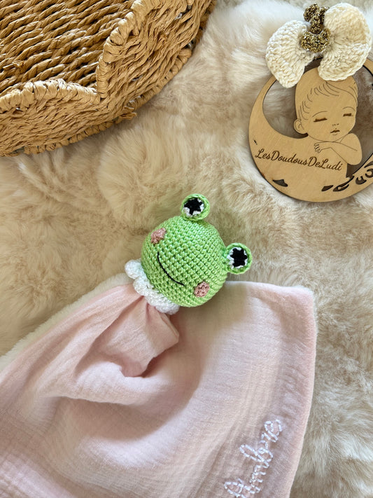 Doudou Grenouille Personnalisable