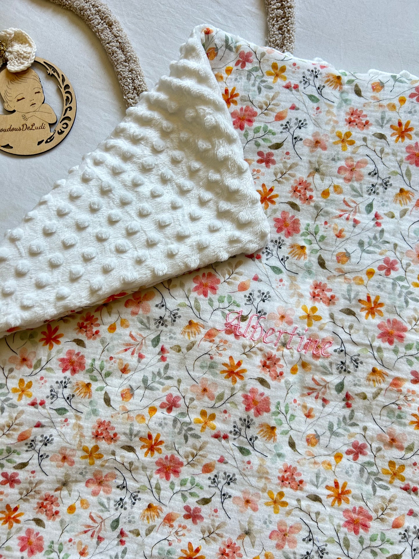 Couverture personnalisée pour bébé 70 x 90 cm