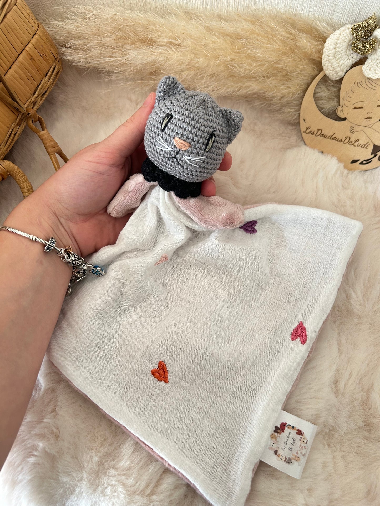 Commande Personnalisée Doudou Chat