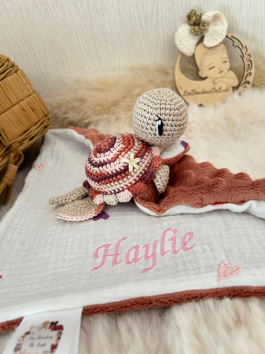 Lily La Tortue Mélange de Corail Violet Rose-Sable