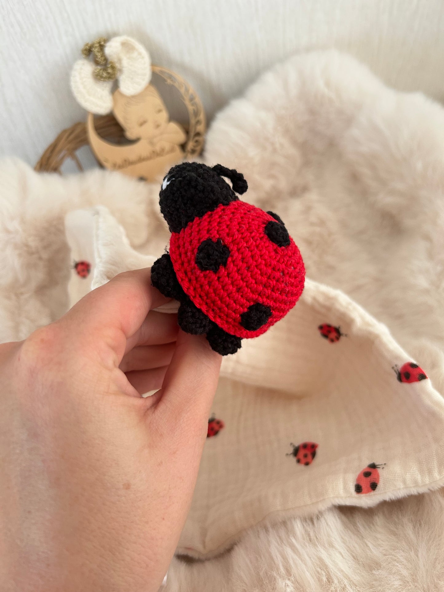 Doudou Coccinelle Personnalisable