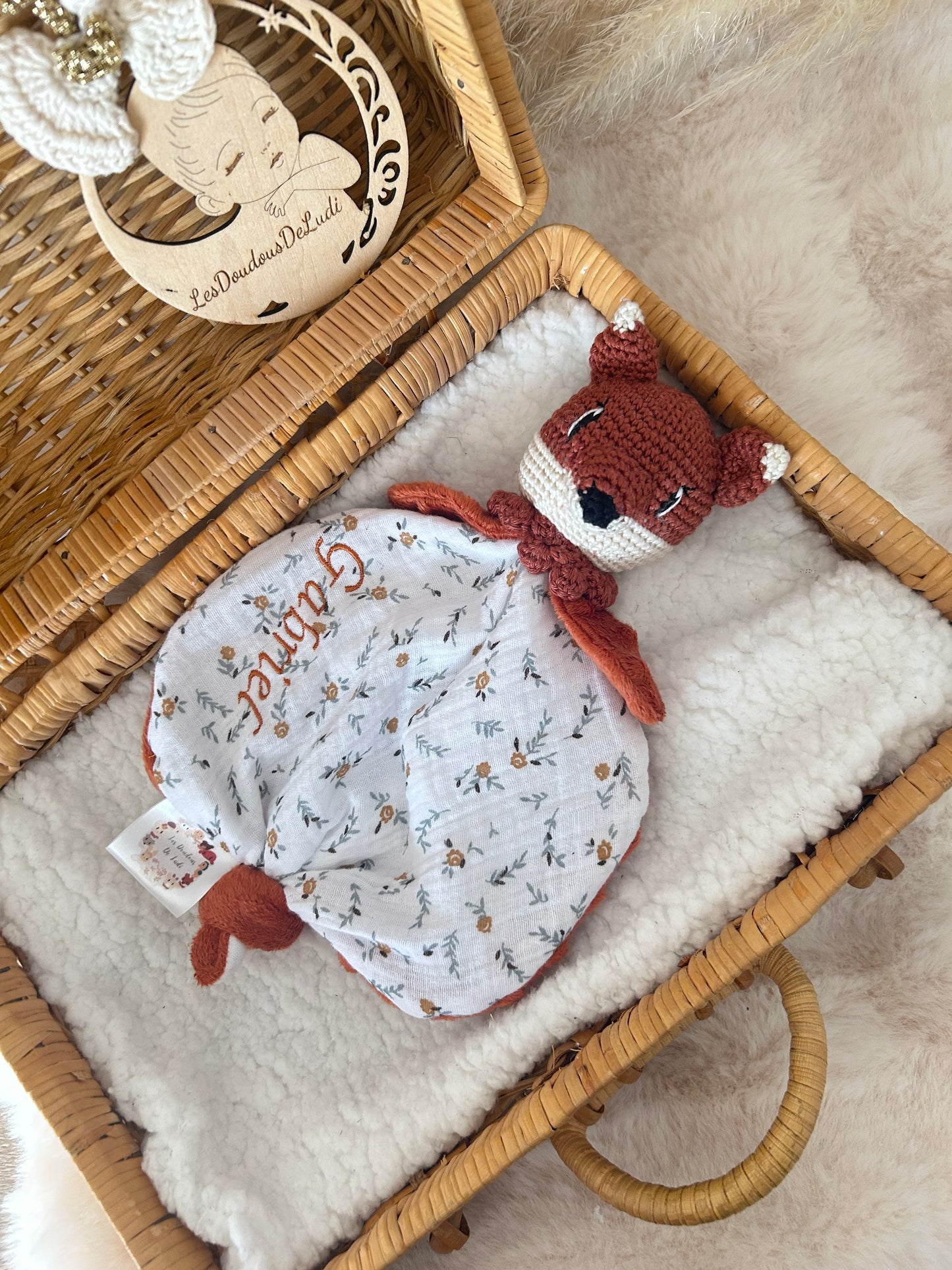 Léonard Le Renard Mon Câlin Ecureuil