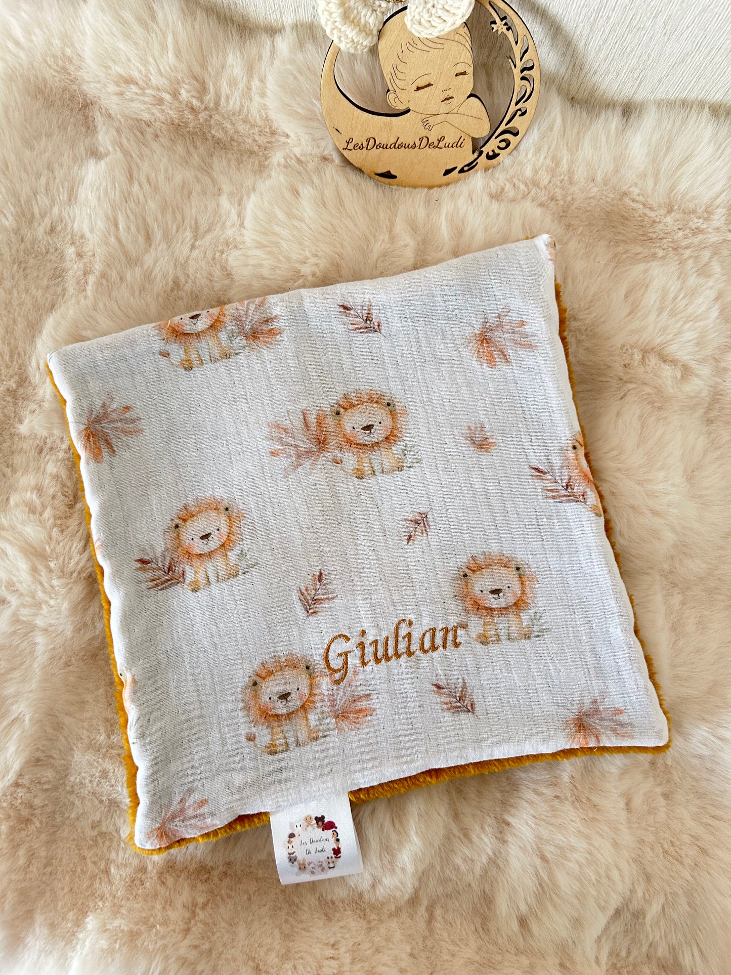 Doudou Lange personnalisable