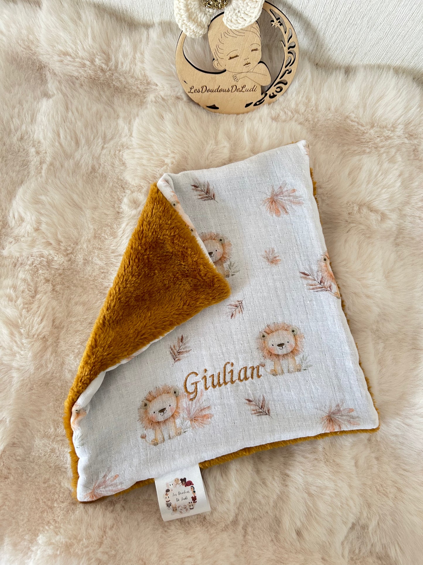 Doudou Lange personnalisable
